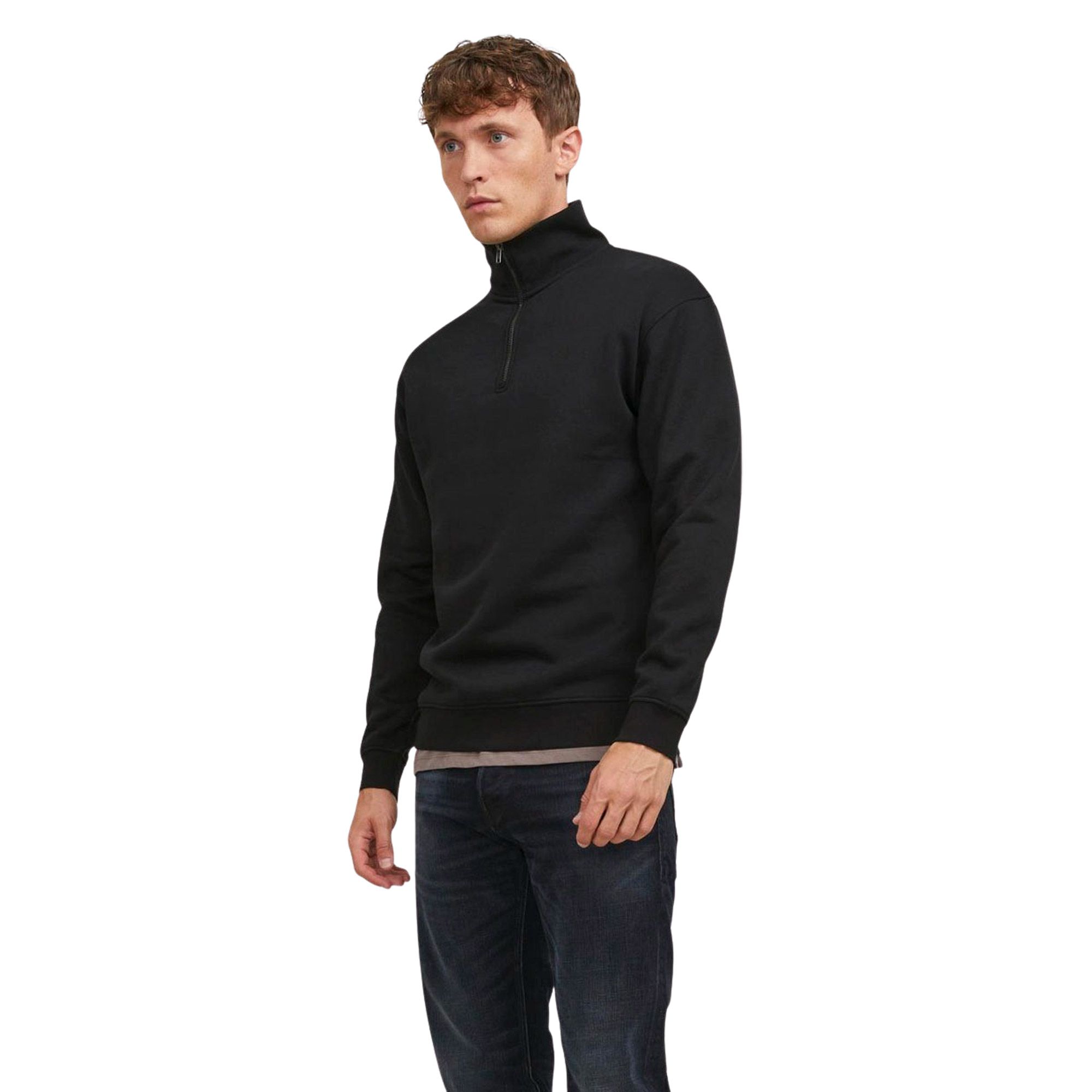 Jack & Jones Bradley Half Zip Sweater Heren | PlutoSport